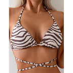 Damen Triangel-Bikini mit raffiniertem ZR&Bra-Design und verstellbaren Trägern R&B