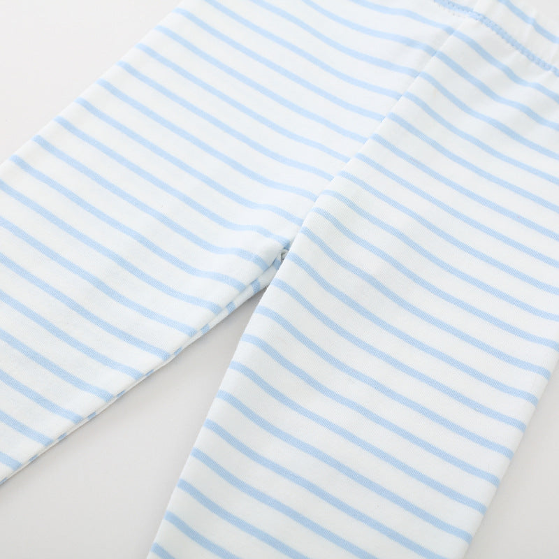 Mädchen Leggings mit buntem Blütenstickdesign R&B