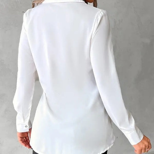 Damen Kunstvolle Bluse mit einzigartigem Grafikdruck R&B