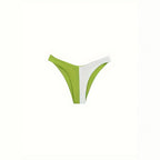 Damen Bikinis mit tiefem V-Ausschnitt und schmalen Trägern R&B