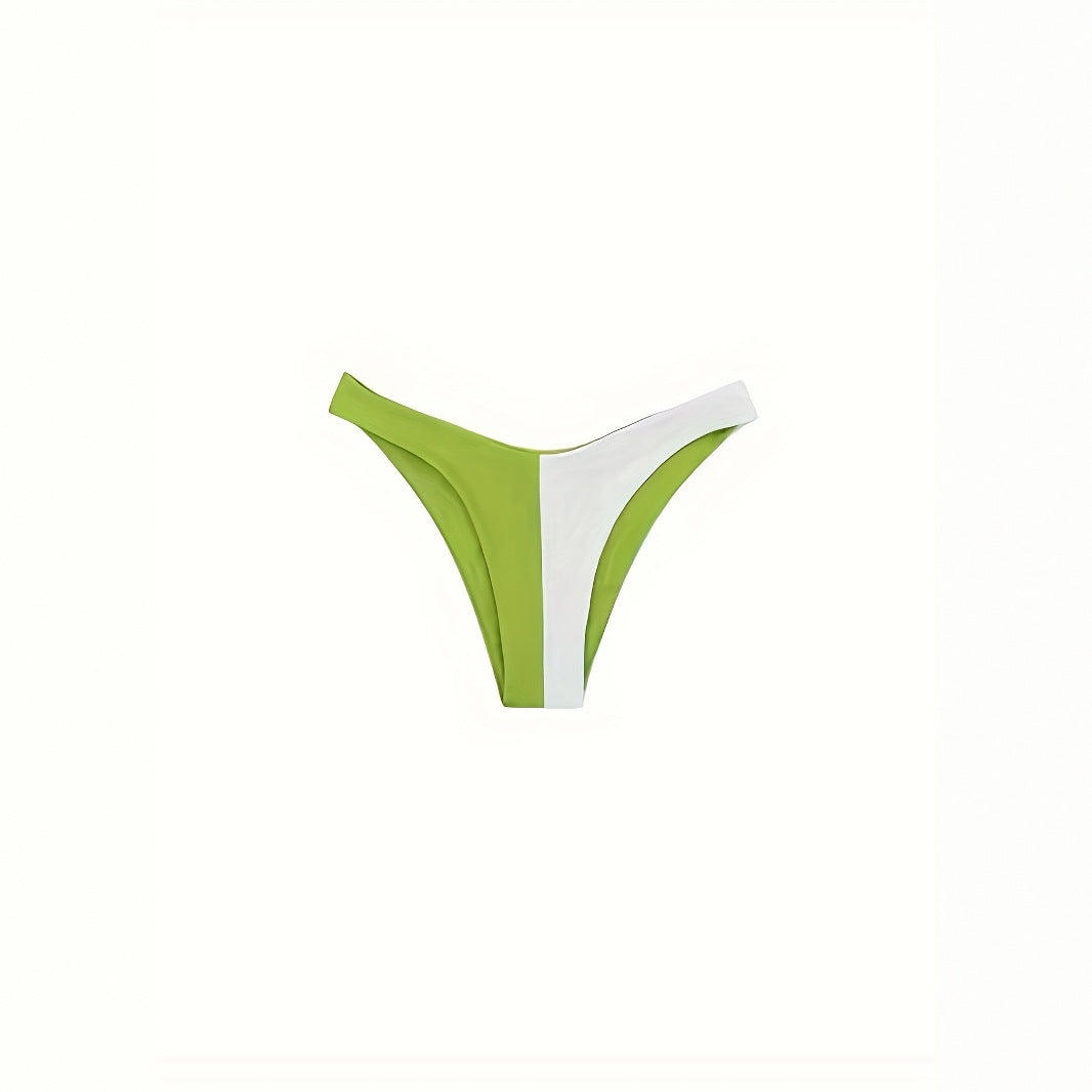 Damen Bikinis mit tiefem V-Ausschnitt und schmalen Trägern R&B