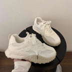 Damen Sportliche Sneakers mit atmungsaktivem Mesh-Obermaterial und dämpfender Sohle R&B