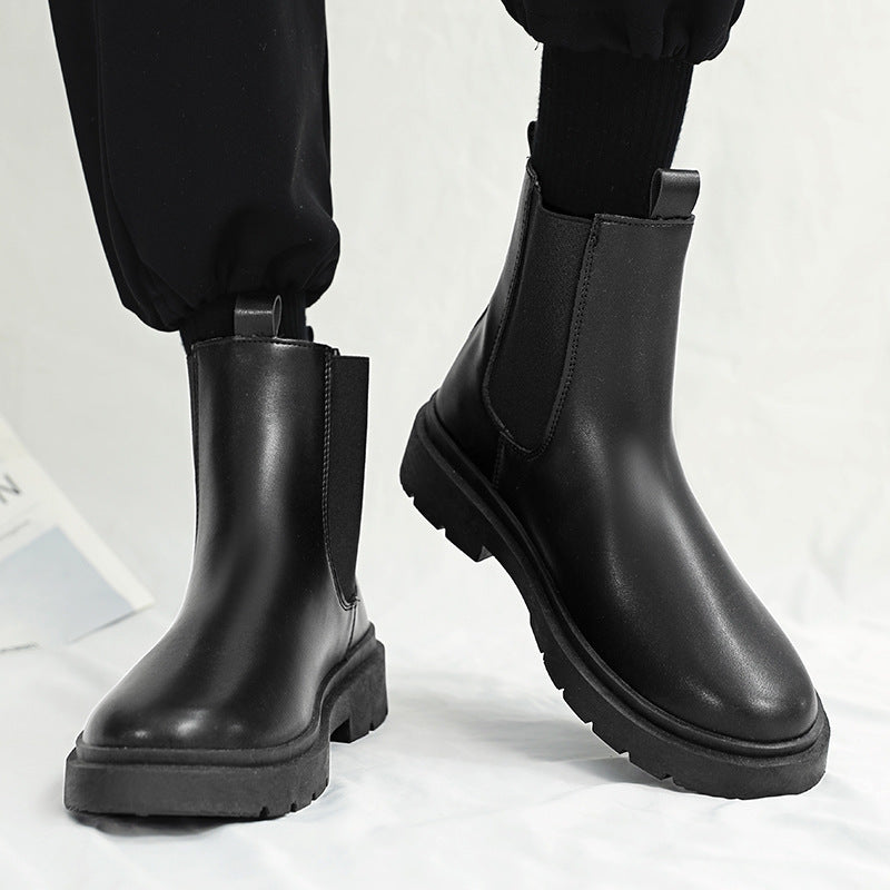 Damen Elegante Chelsea-Stiefel mit robustem Gummizug und rutschfester Sohle