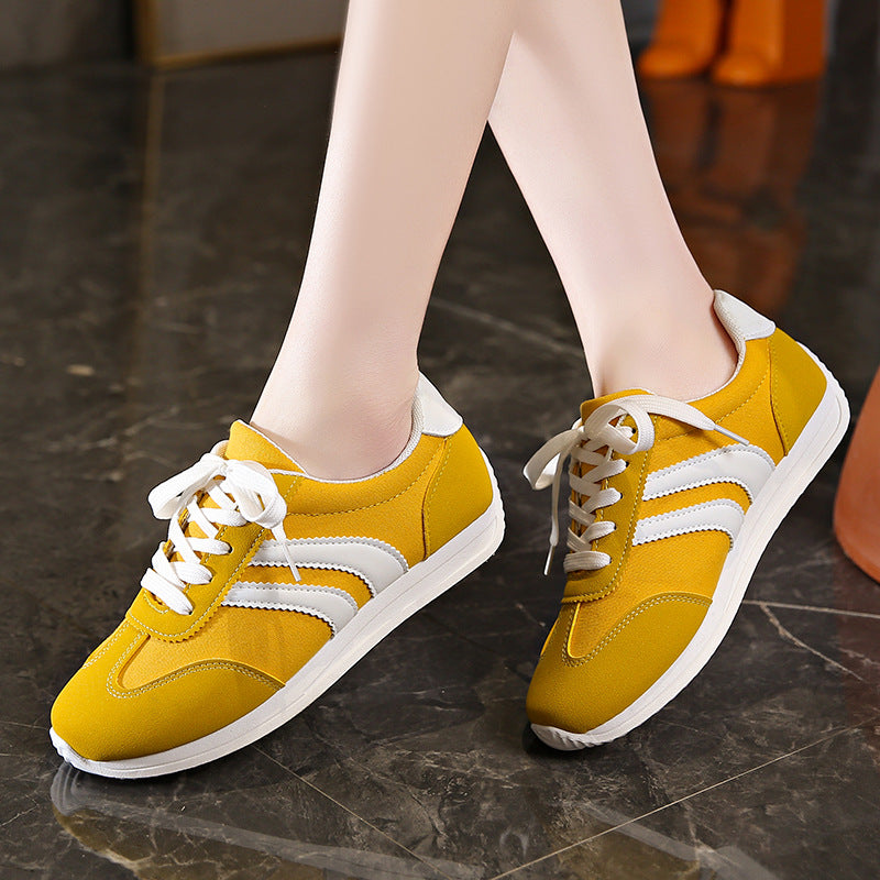 Damen Sportliche Freizeit-Sneaker mit atmungsaktiver Oberflächenstruktur und rutschfester Sohle R&B