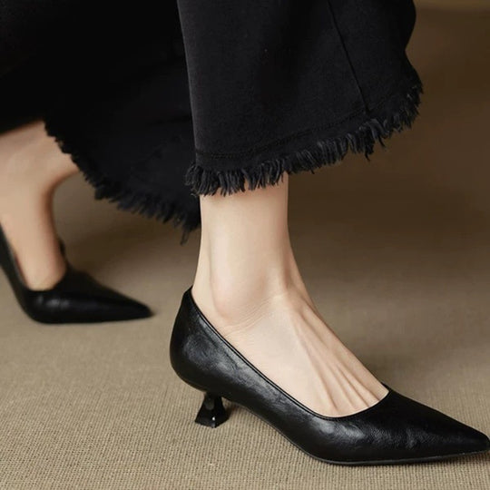 Damen Klassische Pumps mit elegantem Blockabsatz R&B