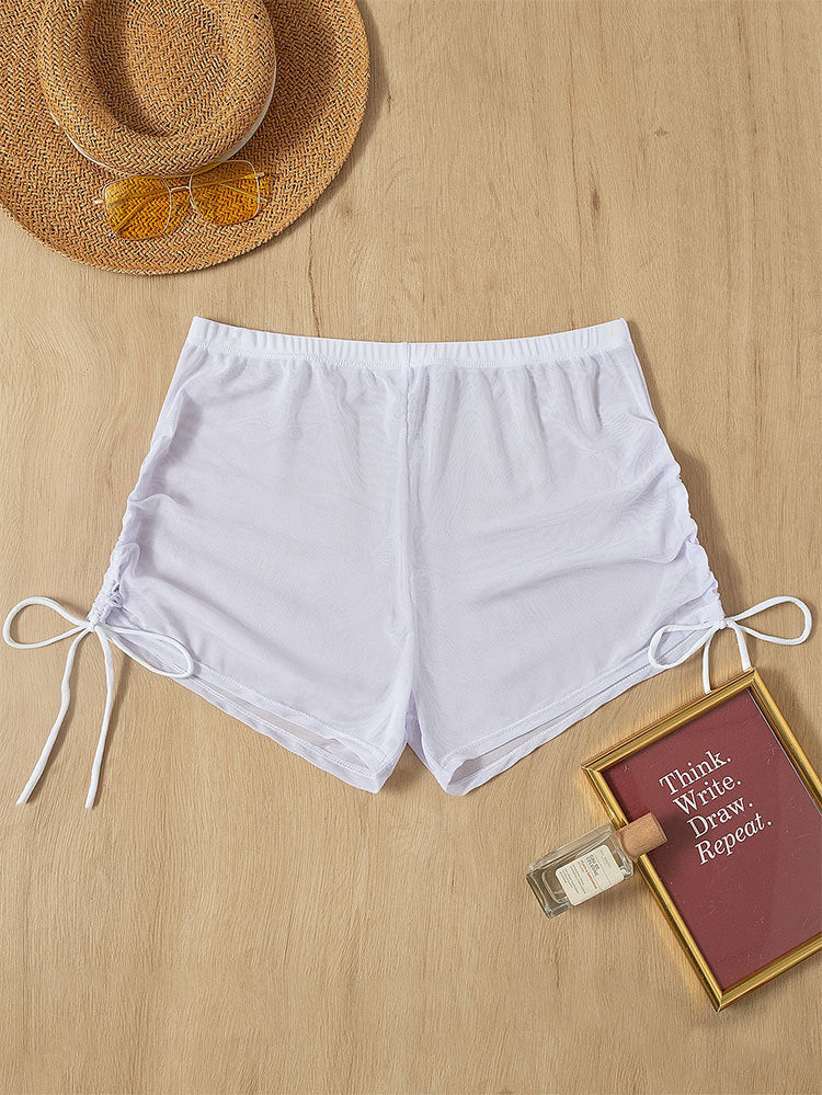 Damen Bequeme Badeshorts mit Rüschendetails R&B