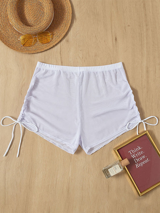 Damen Bequeme Badeshorts mit Rüschendetails R&B