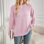 Damen lässiger Strickpullover R&B