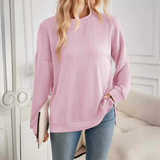 Damen lässiger Strickpullover R&B
