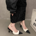 Damen elegante Sling Pumps mit modischem Design und komfortablem Absatz R&B