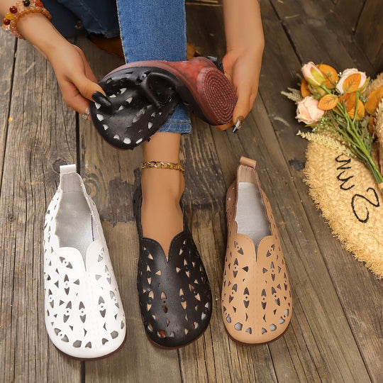 Damen Ballerinas mit durchbrochenem Design R&B