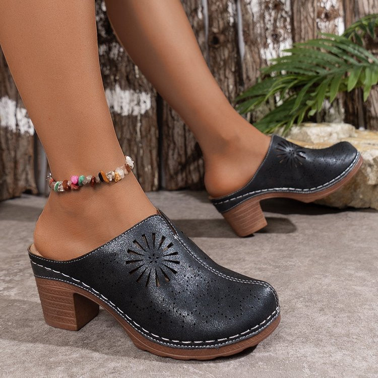 Damen Offene Clogs R&B