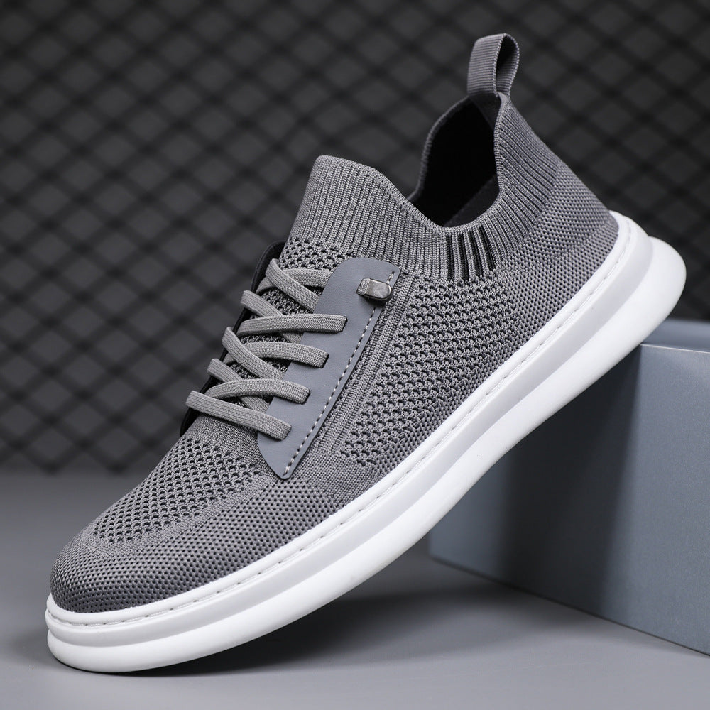 Damen Komfortable Sneaker mit elastischem Gewebemuster und atmungsaktiver Konstruktion R&B