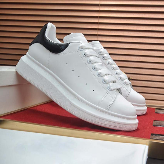 Damen Sportliche Sneakers mit modischer Lederspitze und gepolsterter Sohle R&B