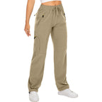 Damen Cargo-Hose mit seitlichen Taschen und elastischem Bund R&B