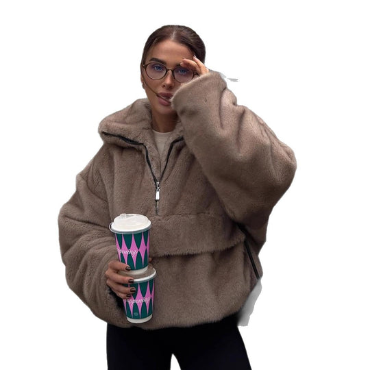 Damen Kuschelige Steppjacke R&B