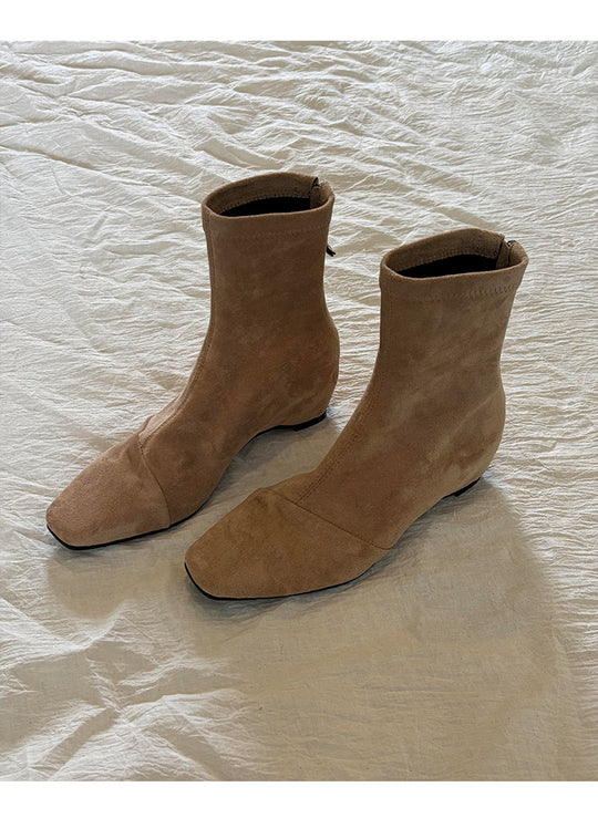 Damen elegante Ankle Boots mit spitz zulaufender Zehenpartie und komfortablem Blockabsatz R&B