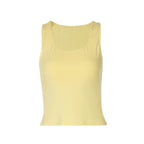 Damen Sportliches Crop-Top mit Rundhalsausschnitt R&B