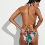 Damen Triangel-Bikini mit breiten Trägern und sportlichem Design R&B