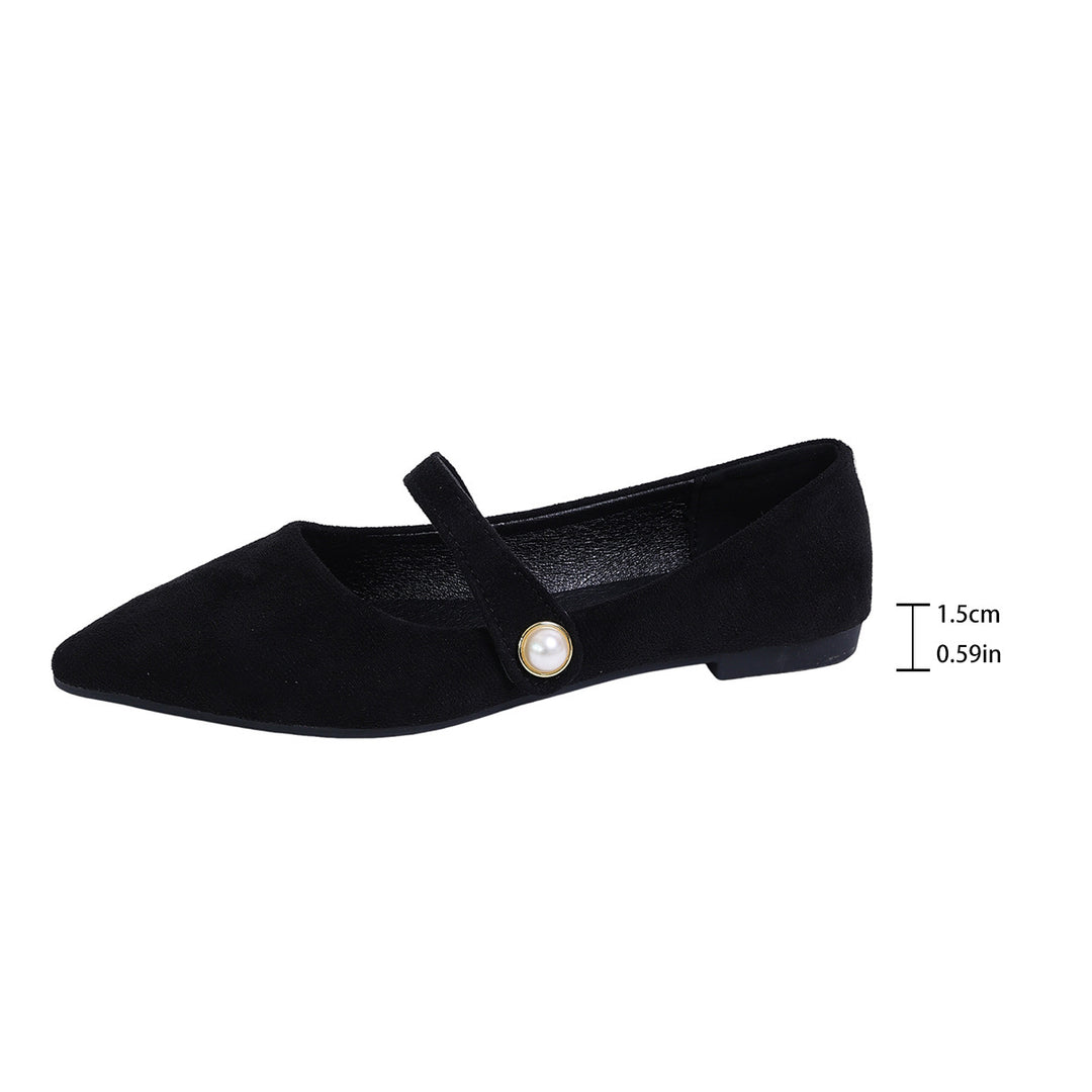 Damen Elegante Slingback-Ballerinas mit modischem Perlen-Detail R&B