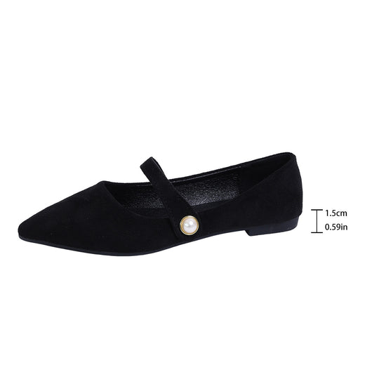 Damen Elegante Slingback-Ballerinas mit modischem Perlen-Detail R&B
