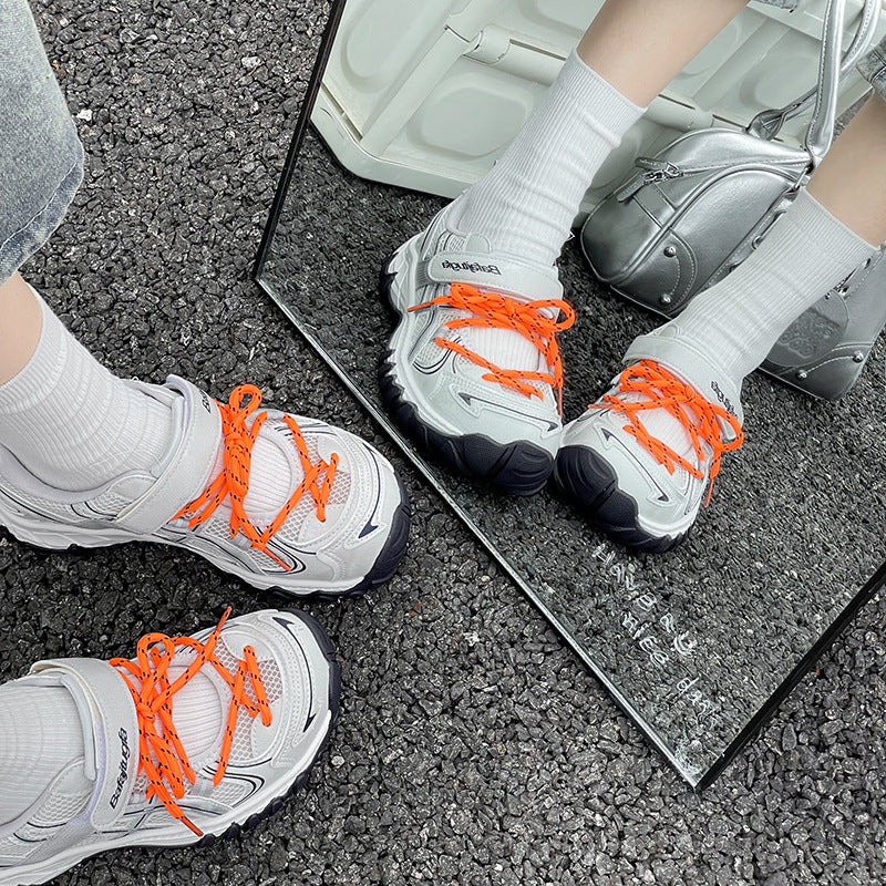 Damen Sportliche Sneakers mit atmungsaktivem Mesh-Obermaterial und rutschfester Sohle R&B