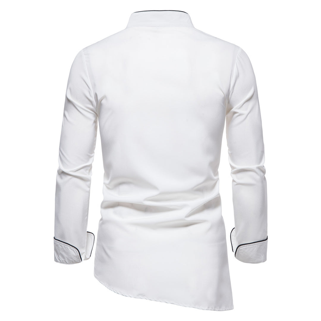 Herren Küchenjacke mit modernem Schnitt und elegantem Kragen R&B
