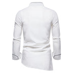 Herren Küchenjacke mit modernem Schnitt und elegantem Kragen