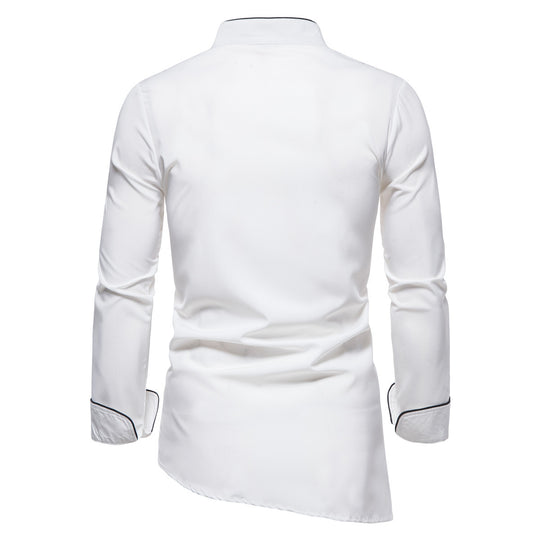 Herren Küchenjacke mit modernem Schnitt und elegantem Kragen R&B