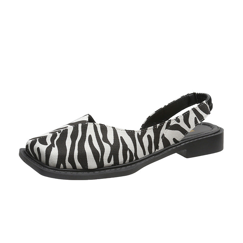 Damen Elegante Riemchen-Sandalen mit quadratischer Zehenpartie und flexibler Sohle R&B