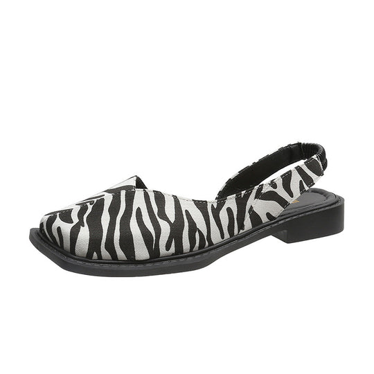 Damen Elegante Riemchen-Sandalen mit quadratischer Zehenpartie und flexibler Sohle R&B