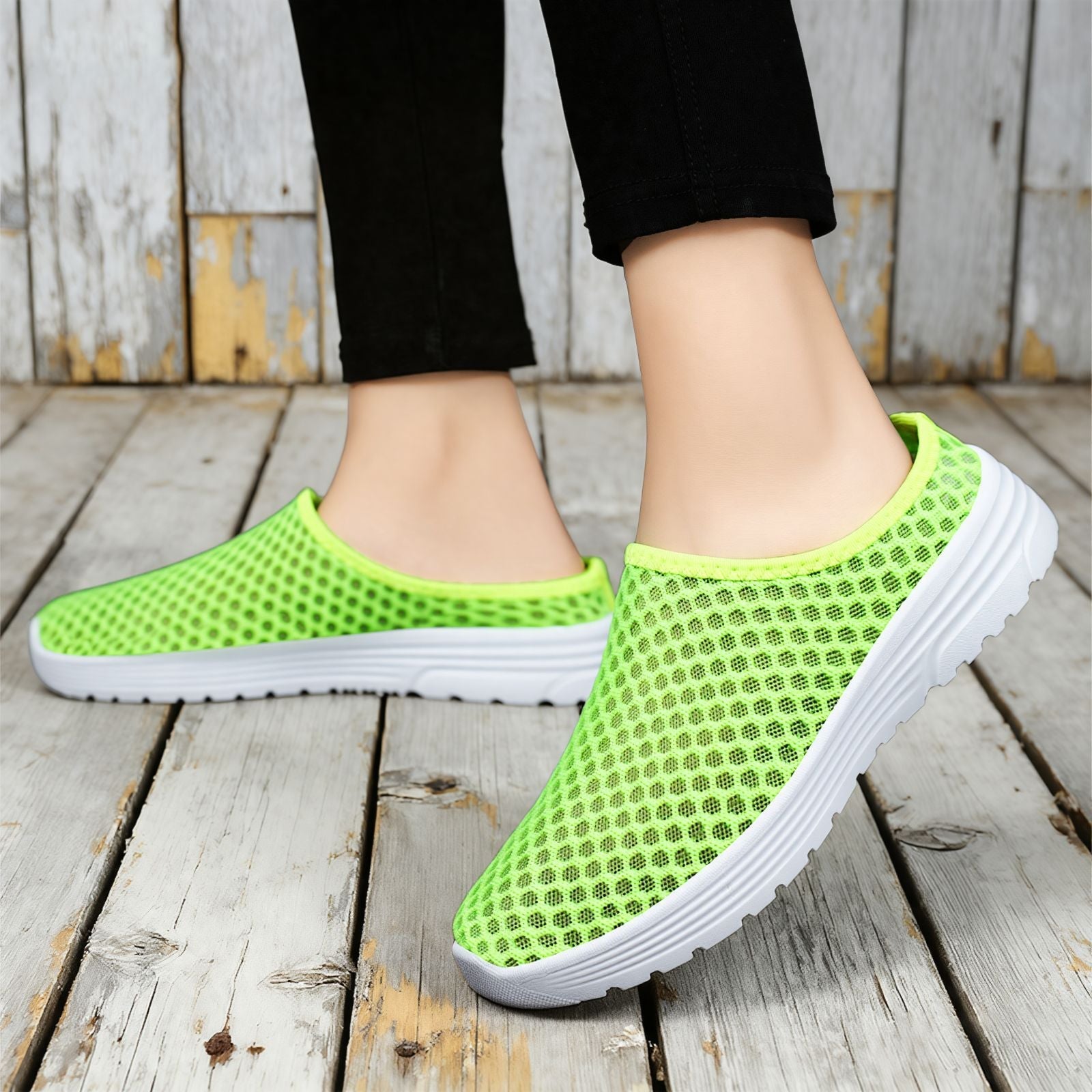 Damen Luftige Slip-On Freizeitschuhe mit flexiblem Design R&B