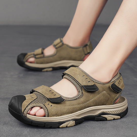 Damen Sportliche Freizeitsandalen mit verstellbaren Riemen und rutschfester Sohle R&B