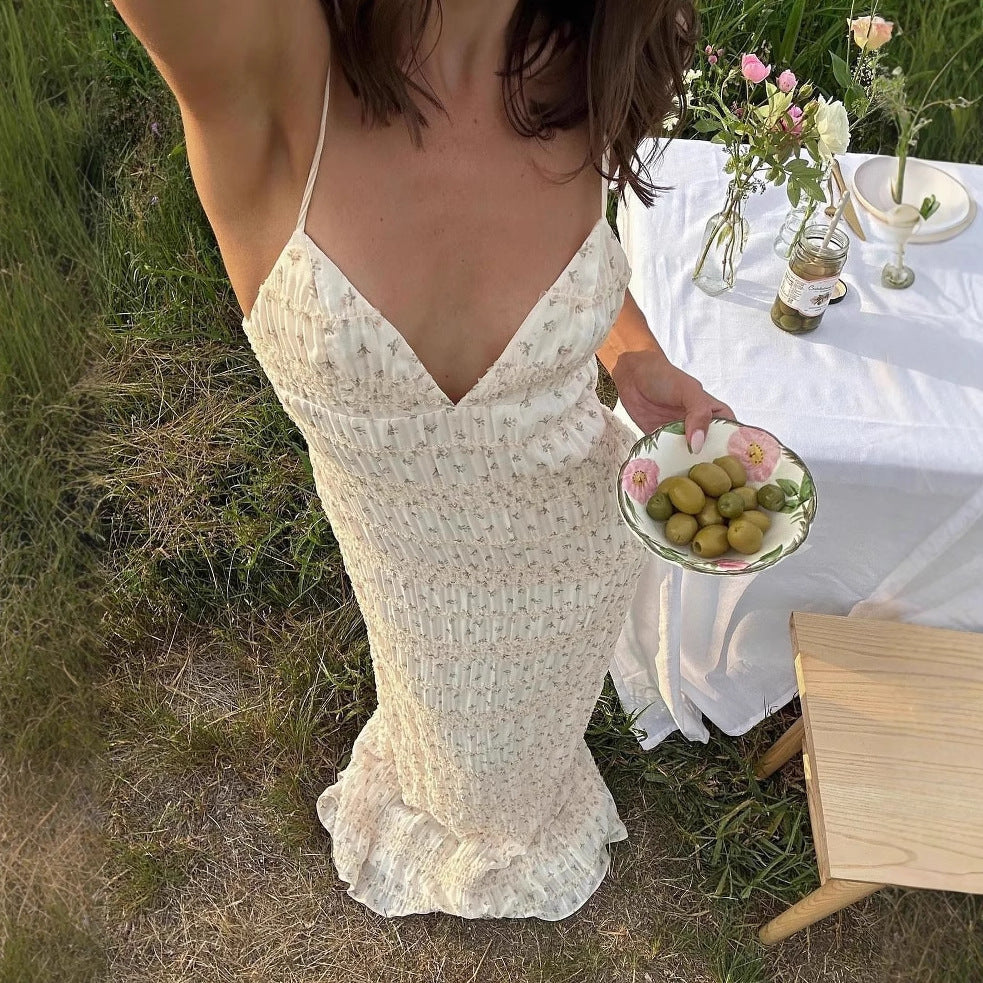 Damen elegantes Maxikleid R&B