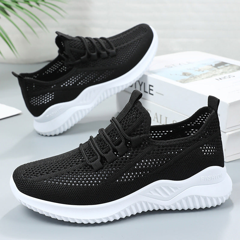 Damen Atmungsaktive Freizeitschuhe mit elastischem Obermaterial und rutschfester Sohle R&B