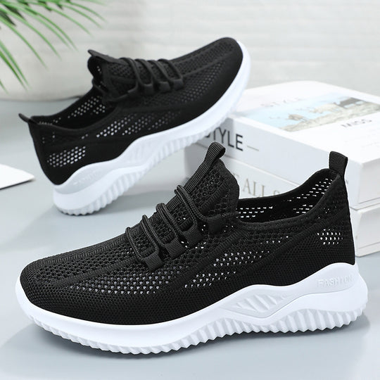 Damen Atmungsaktive Freizeitschuhe mit elastischem Obermaterial und rutschfester Sohle R&B