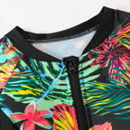 Damen Einteiler Badeanzug mit floralem Muster R&B