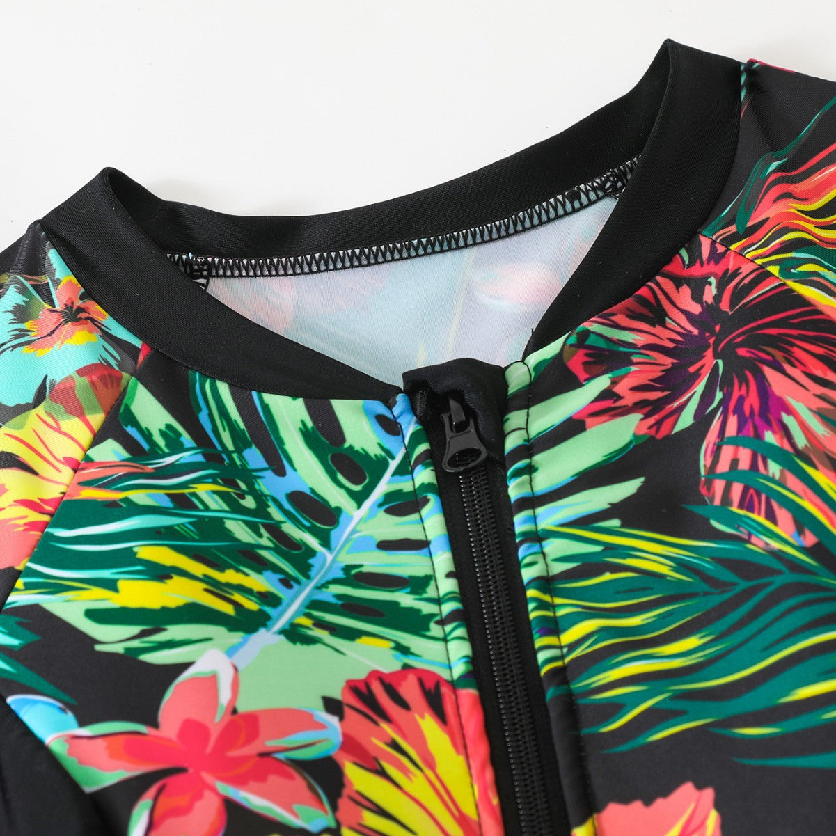 Damen Einteiler Badeanzug mit floralem Muster R&B