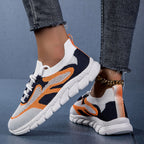 Damen Leichte Sportschuhe mit atmungsaktivem Mesh-Obermaterial und rutschfester Sohle