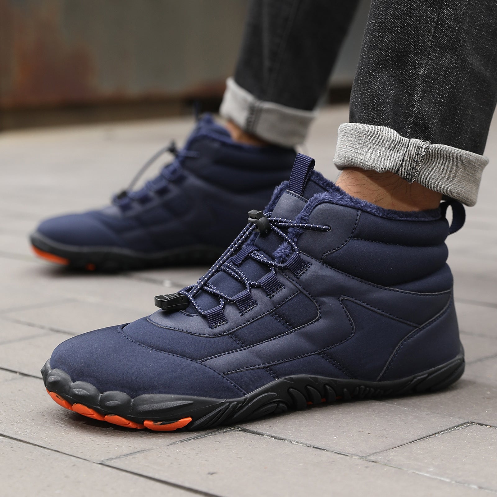 Damen Iso-Winterstiefel mit rutschfester Sohle und warmer Fütterung