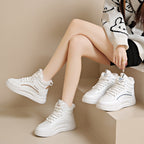 Damen Hohe Sneakers mit wärmendem Innenfutter und sportivem Design R&B