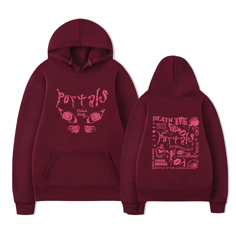 Damen Kapuzenpullover mit kreativem Motiv und bequemer Passform R&B