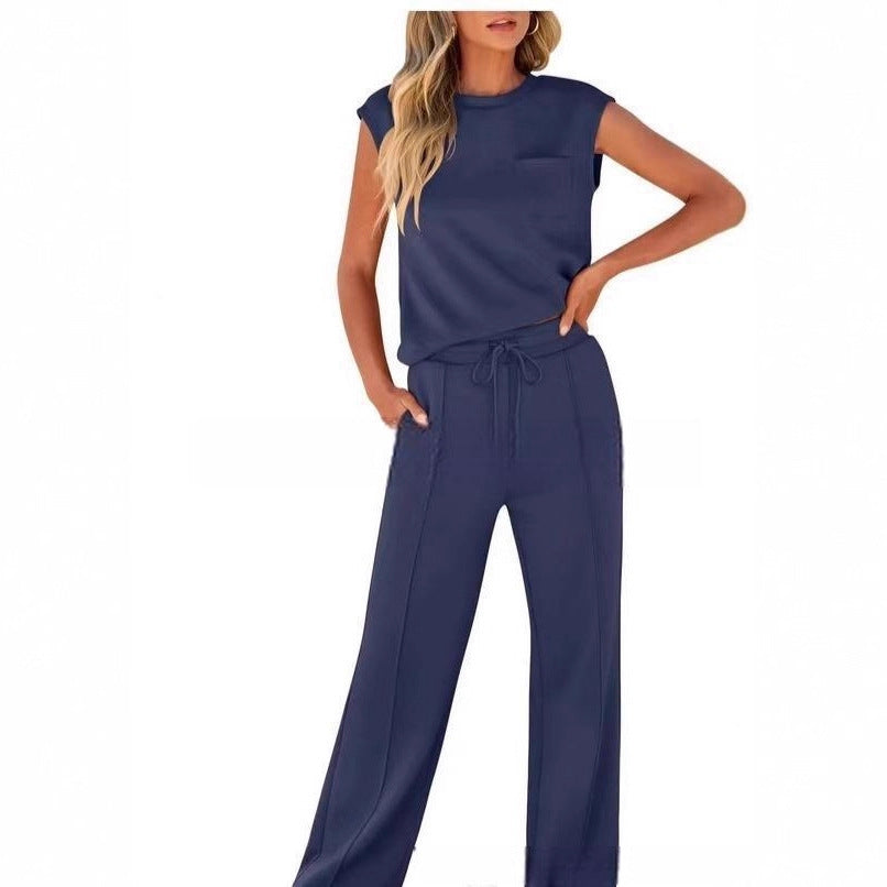 Damen Bequemes Freizeitanzug-Set mit weitem Schnitt und modischen Details R&B