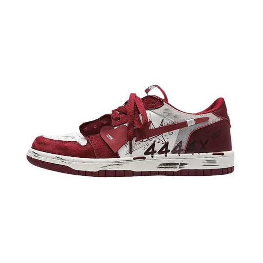 Damen modische Sneakers mit auffälligem Design und atmungsaktiver Oberflächenstruktur R&B