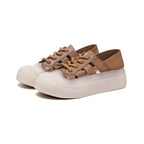Damen modische Plateausneaker mit atmungsaktivem Obermaterial R&B