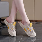 Damen Slip-On Sneakers mit atmungsaktiver Mesh-Oberfläche und rutschfester Sohle R&B