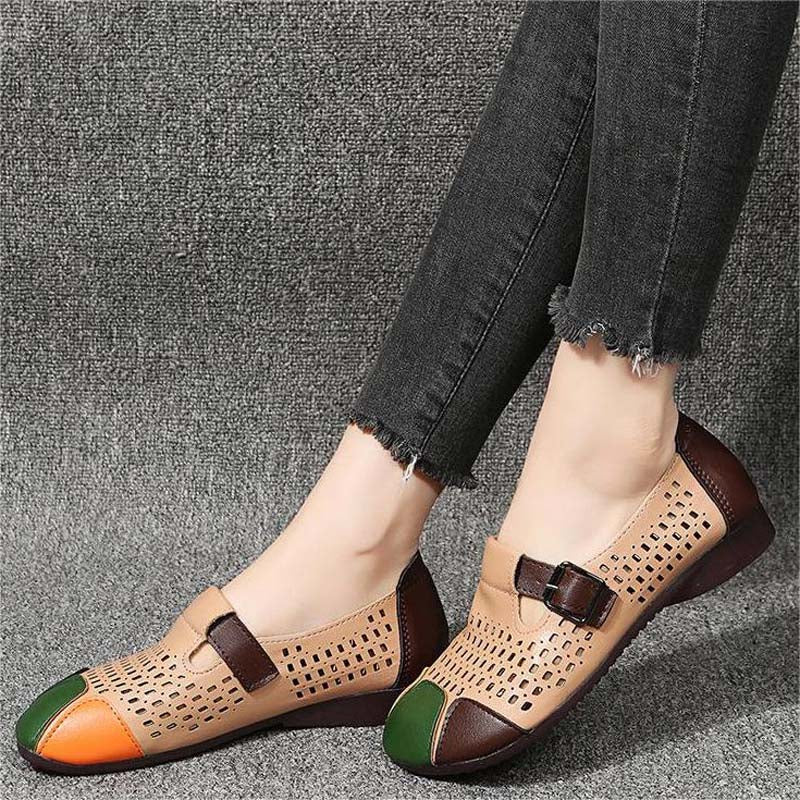 Luftige Damensandalen mit Schnalle – Zoë R&B
