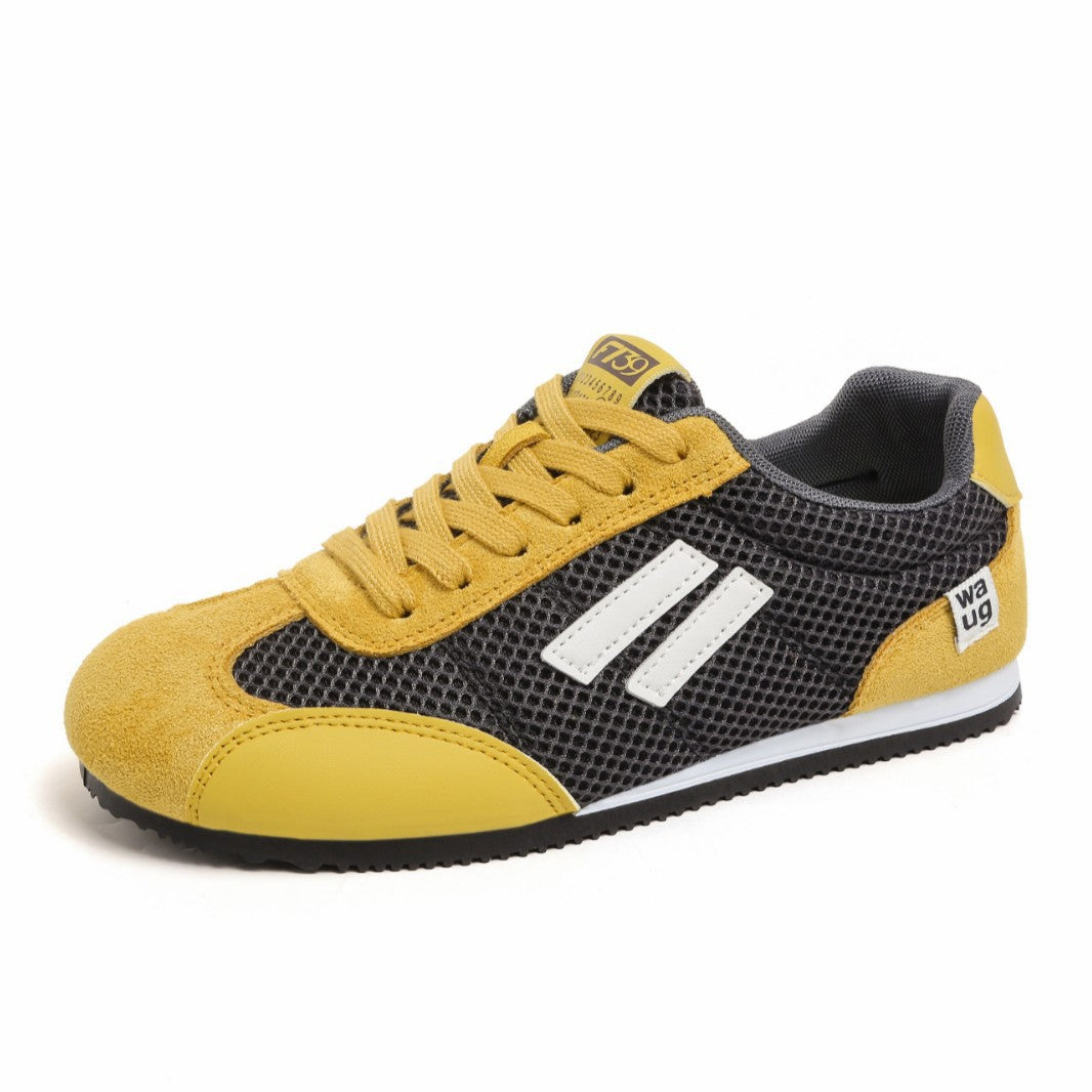 Damen Freizeit Sneakers mit atmungsaktiver Oberflächenstruktur und robustem Laufsohlenprofil R&B