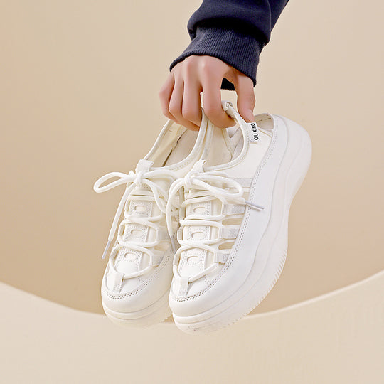 Damen Sportliche Sneakers mit elastischem Schnürsystem und gepolsterter Sohle R&B