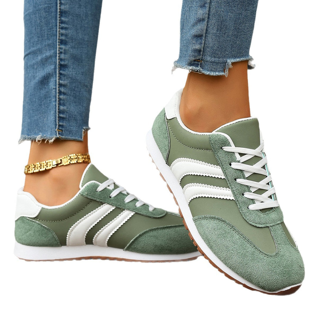 Damen Sportliche Retro-Sneaker mit atmungsaktivem Obermaterial und weicher Dämpfung R&B